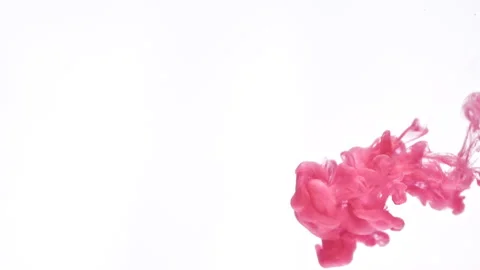 Bursts of pale pink paint Stock Footage 166131463