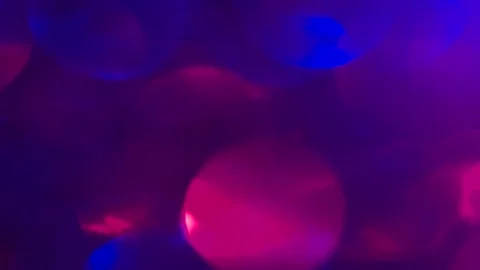 Bursts of Pink Blue Bokeh HD Pro Stock Footage 101832018