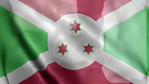 Burundi Flag Video stock 133773916
