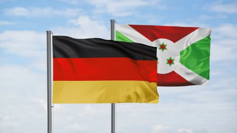 Burundi flag Stock Footage 245110769