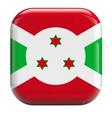 Burundi flag icon image Stock Illustration