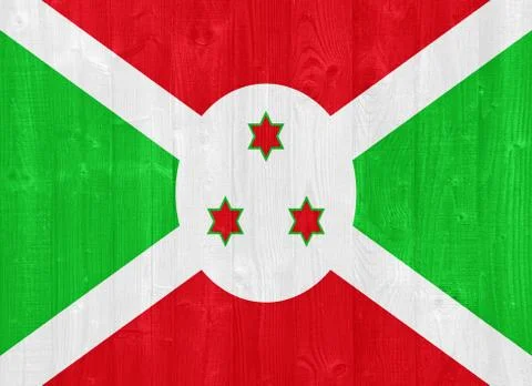 Burundi flag Stock Photos