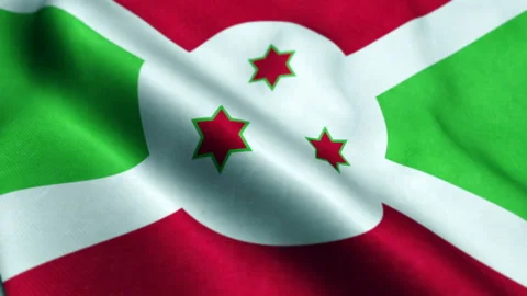 Burundi Flag - Seamless Looping 库存影片 210594237