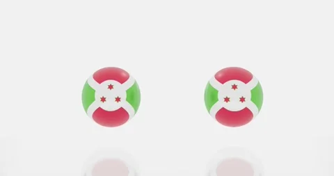 Burundi flag symbol Stock Footage 195283419