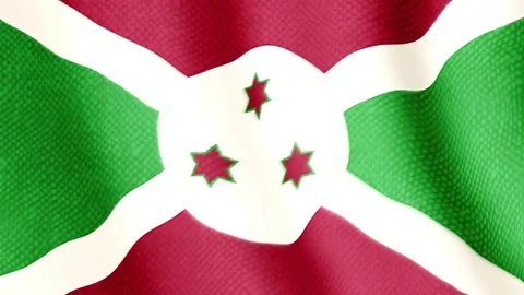 Burundi flag waving animation Stock Footage 76276855
