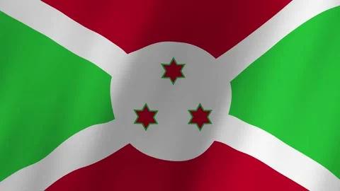 Burundi flag waving animation Stock Footage 220072972