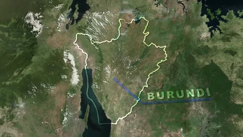 Burundi Map Animation Stock Footage 273238879