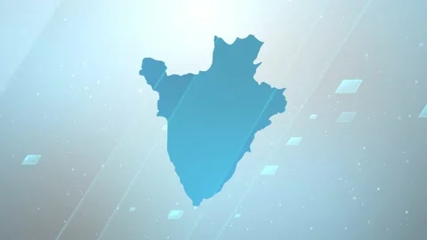 Burundi Map Background Stock Footage 197941900