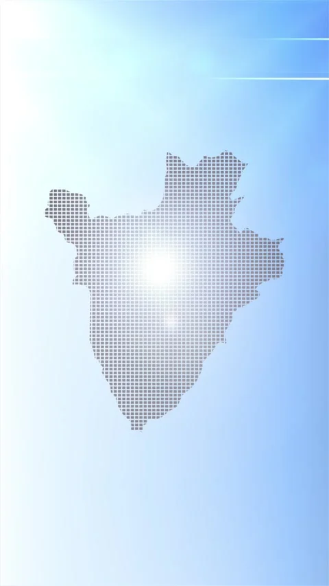 Burundi Map Opener Stock Footage 276971613