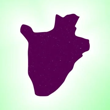 Burundi shape on gradient background. Country map with scratch texture . Bu.. Stock Illustration