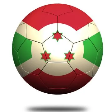 Burundi soccer Illustrazione stock