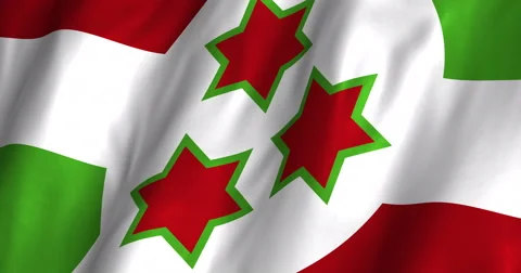 Burundi waving flag 4K Stock Footage 50559804