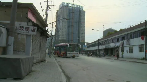Bus Action Stock Footage