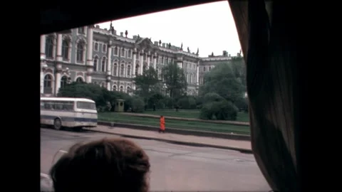 Bus and Building Video stock 278399404