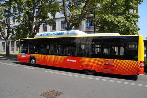 Bus - ATB - Azienda Trasporti Bergamo Stock Photos