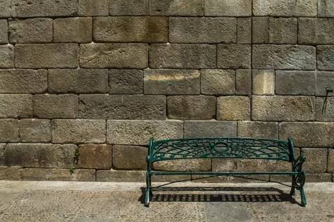 Bus Bench Stock Photos