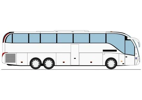 Bus coach. Stock Illustration