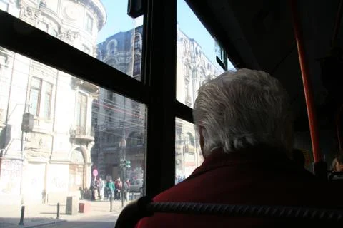Bus commuter Fotos Stock