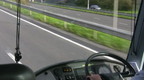 Bus dashboard 動画素材 35181179