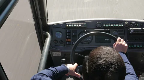Bus driver Stock Footage 49448091