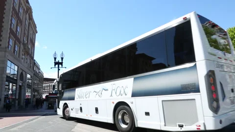 BUS IN HARVAR DSQ Video stock 178515869