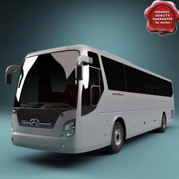 Bus Hyundai Universe 2010 3D Model