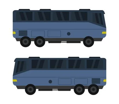 Bus icon illustrated in vector on white background Stock Illustration