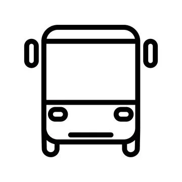 Bus icon Illustrazione stock