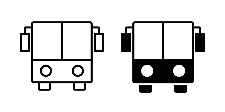 Bus icon or illustration vector symbols Stock Illustration