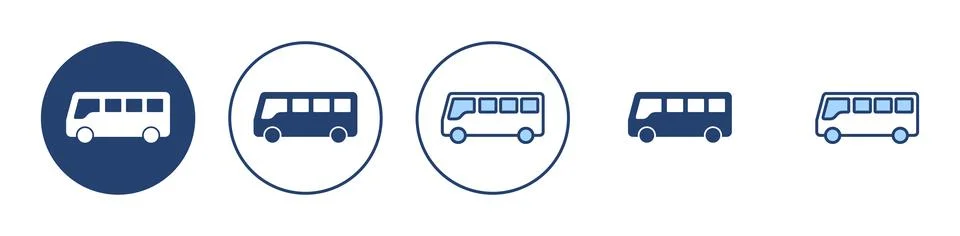 Bus icon vector. bus sign and symbol Stock Illustration