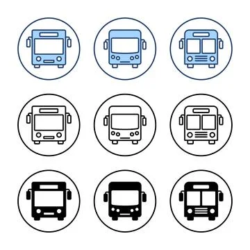 Bus icon vector. bus sign and symbol Stock Illustration