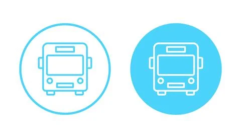 Bus icon vector. bus sign and symbol Stock Illustration