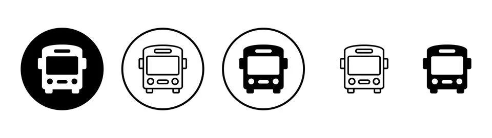 Bus icon vector. bus sign and symbol Stock Illustration