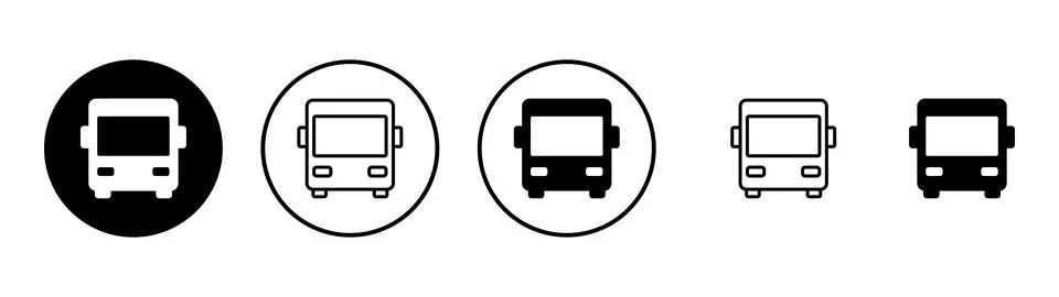 Bus icon vector. bus sign and symbol Stock Illustration