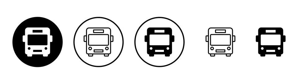 Bus icon vector. bus sign and symbol Stock Illustration