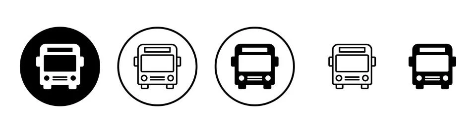 Bus icon vector. bus sign and symbol Stock Illustration