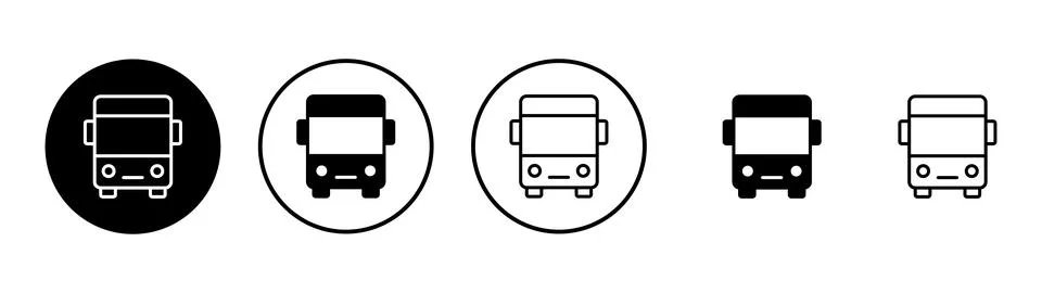 Bus icon vector. bus sign and symbol Stock Illustration