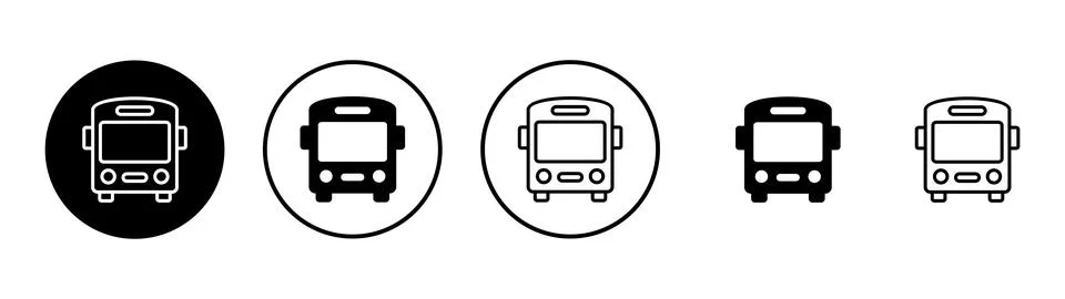 Bus icon vector. bus sign and symbol Stock Illustration