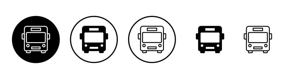 Bus icon vector. bus sign and symbol Stock Illustration