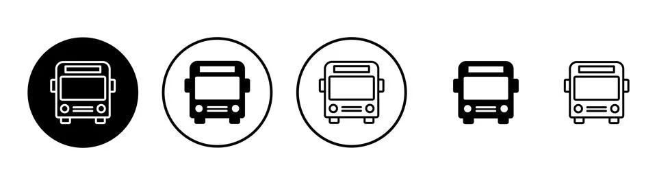 Bus icon vector. bus sign and symbol Stock Illustration