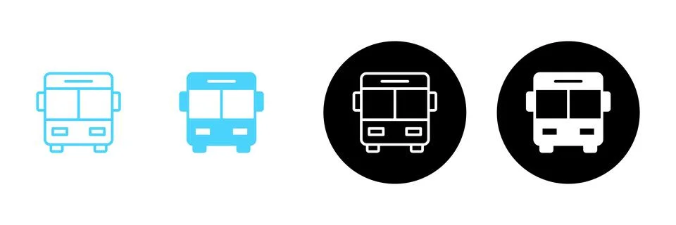 Bus icon vector. bus sign and symbol Stock Illustration