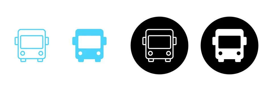 Bus icon vector. bus sign and symbol Stock Illustration