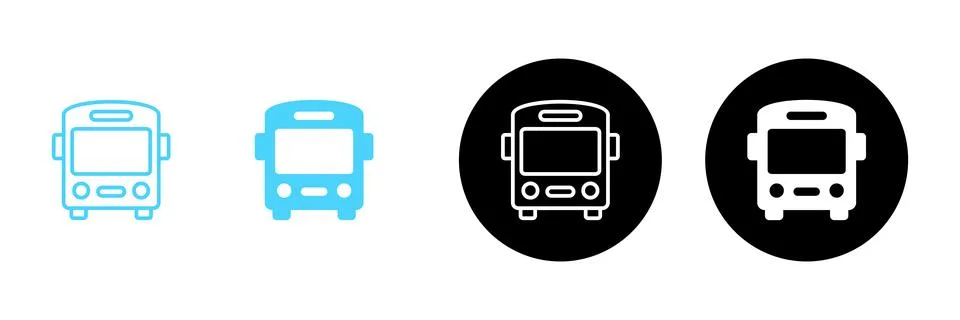 Bus icon vector. bus sign and symbol Stock Illustration
