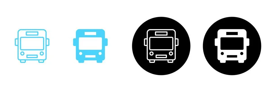Bus icon vector. bus sign and symbol Stock Illustration