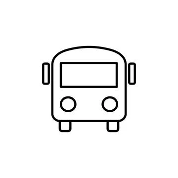 Bus icon vector. bus vector icon Stock Illustration