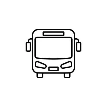 Bus icon vector. bus vector icon Stock Illustration