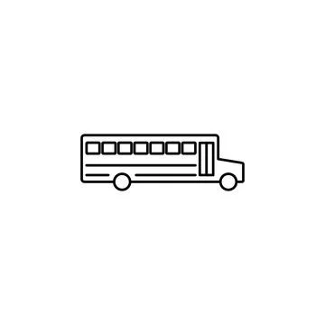 Bus icon vector. bus vector icon Stock Illustration