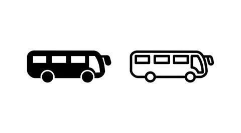Bus icon vector. bus vector icon Stock Illustration