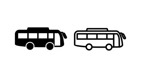 Bus icon vector. bus vector icon Stock Illustration
