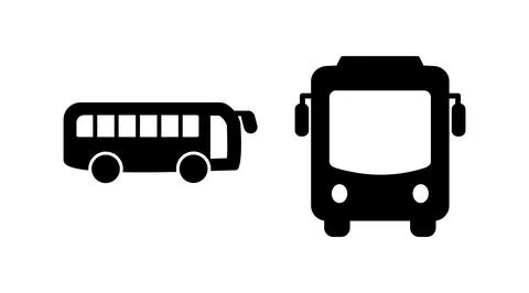 Bus icon vector. bus vector icon Illustrazione stock